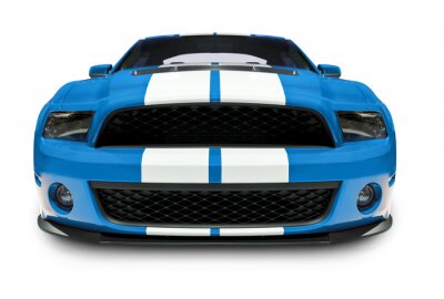 Bleu Muscle Car