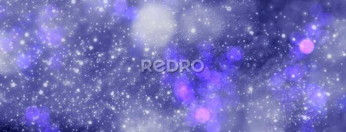 Papier peint  Blurred abstract bokeh background. Abstract space background. Color of the year very peri
