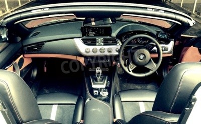 Papier peint  BMW console