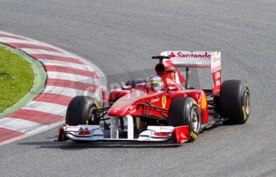 Papier peint  Boilde dans un virage sur la piste