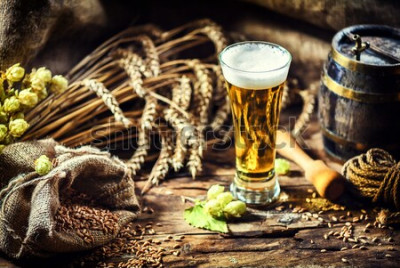 Papier peint  Boisson à base de blé tendre