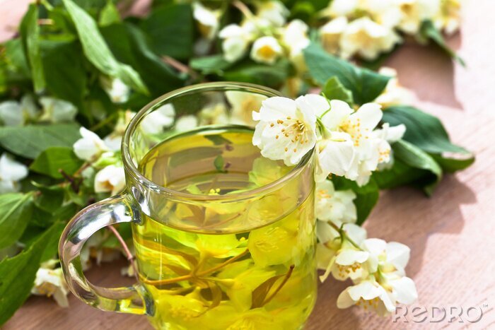 Papier peint  Boisson à base de jasmin