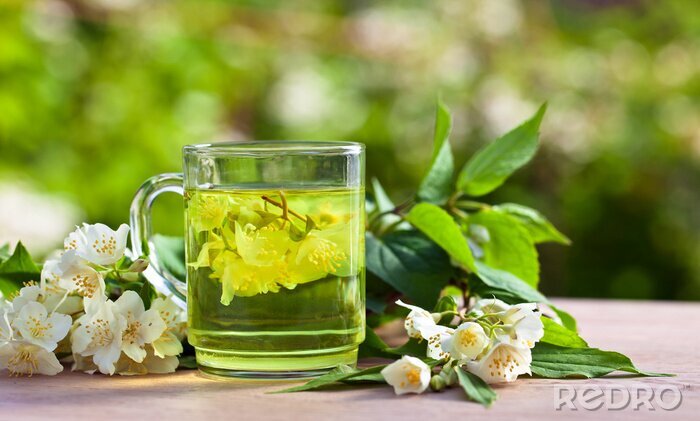 Papier peint  Boisson au jasmin