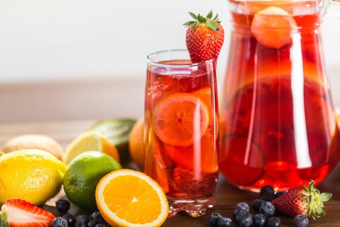 Papier peint  Boisson aux fruits frais