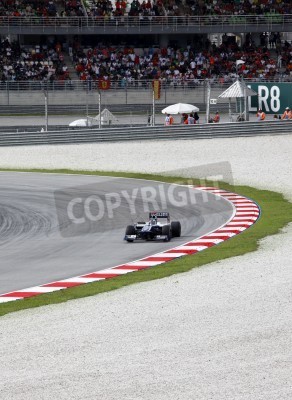 Papier peint  Bolide course de Formule 1
