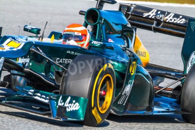 Papier peint  Bolide de formule 1 course