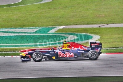 Papier peint  Bolide de l'équipe de formule 1
