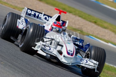 Papier peint  Bolide de Robert Kubica formule 1
