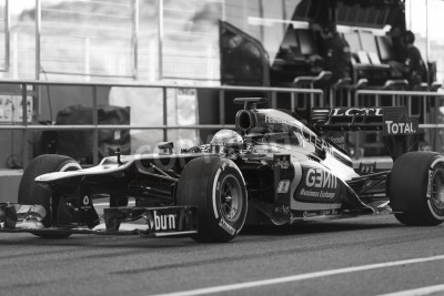 Papier peint  Bolide photo noir et blanc