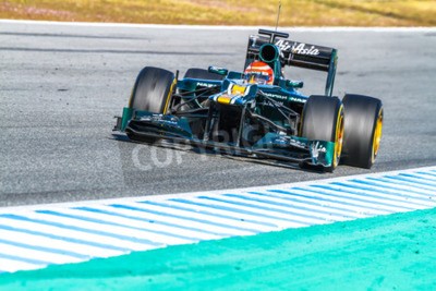 Papier peint  Bolide sur la piste de course