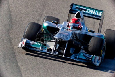 Papier peint  Bolide sur le goudron