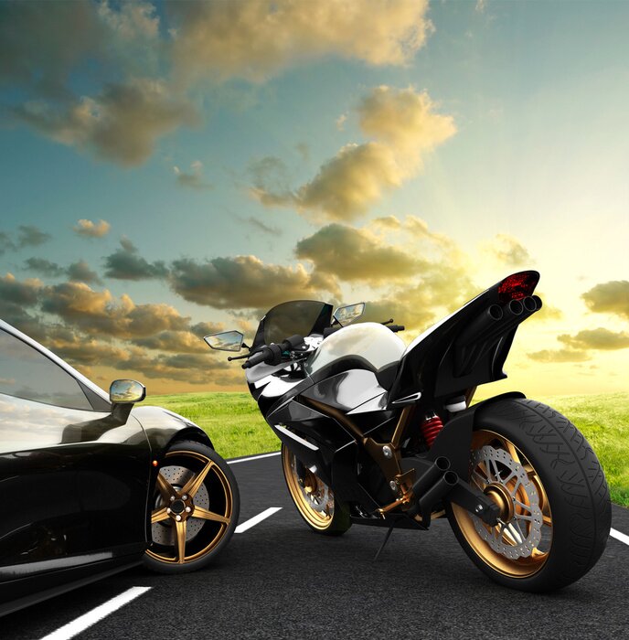 Papier peint  Bolidi su strada