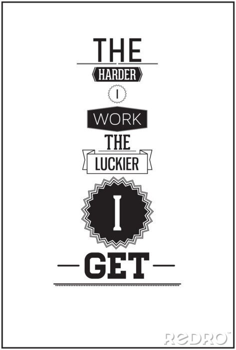 Papier peint  Bonheur et travail acharné en disant