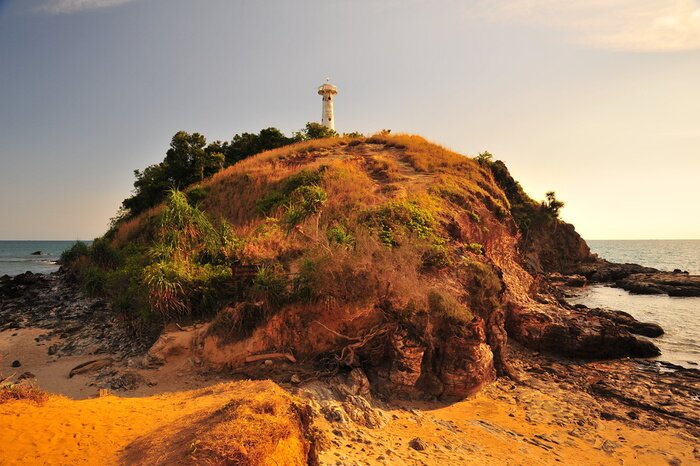 Papier peint  Bord mer phare maritime