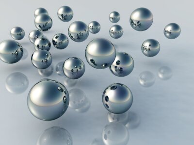 Boules 3D tridimensionnelles