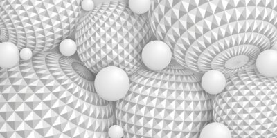 Papier peint  Boules tridimensionnelles