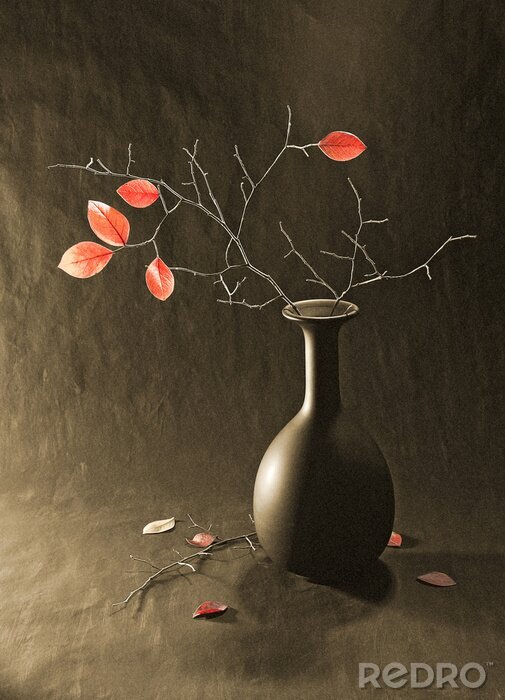 Papier peint  Branches d'automne dans un vase