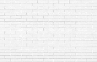 Papier peint  Brique blanche minimaliste