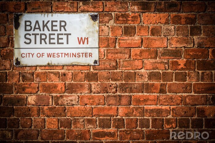 Papier peint  Brique rouge Baker Street Londres