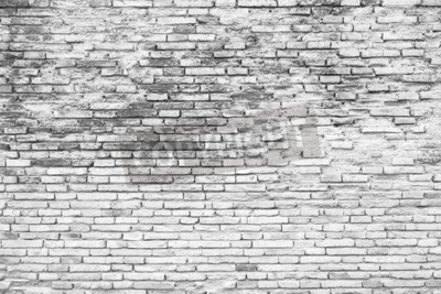 Papier peint  Briques grises sur un mur