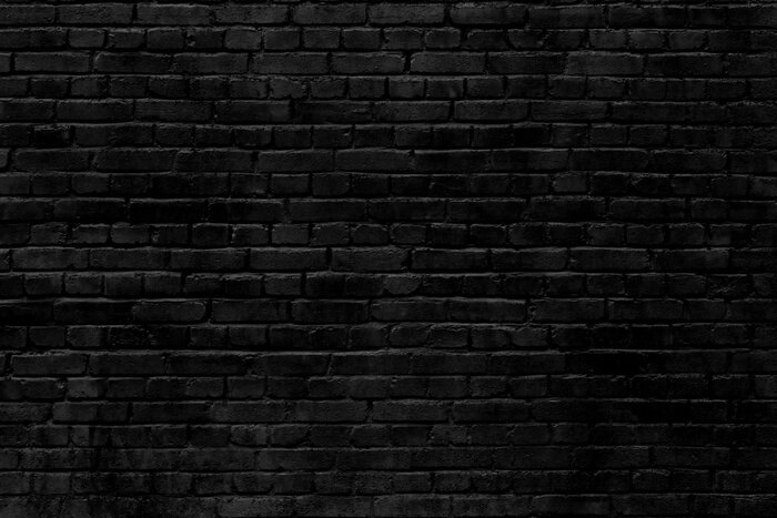 Papier peint  Briques noires sans joints