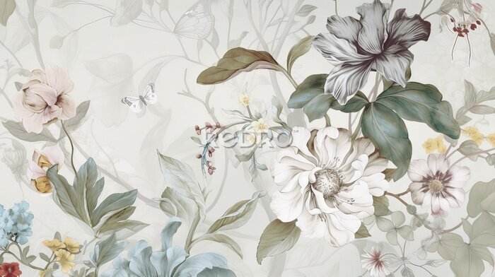 Papier peint  Brise printanière dans le jardin