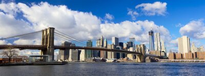 Papier peint  Brooklyn Bridge et New York