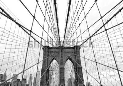 Papier peint  Brooklyn Bridge in New York City, USA
