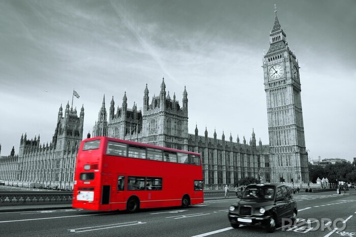 Papier peint  Bus in London