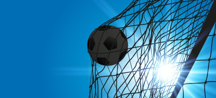 Papier peint  But aux rayons de soleil