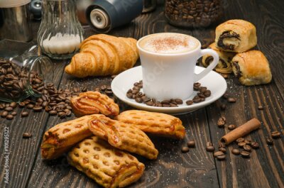 Papier peint  Café et pâtisserie