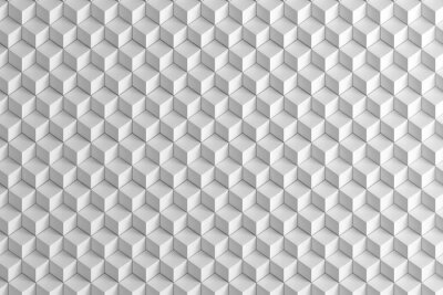 Papier peint  Carrés blancs 3D
