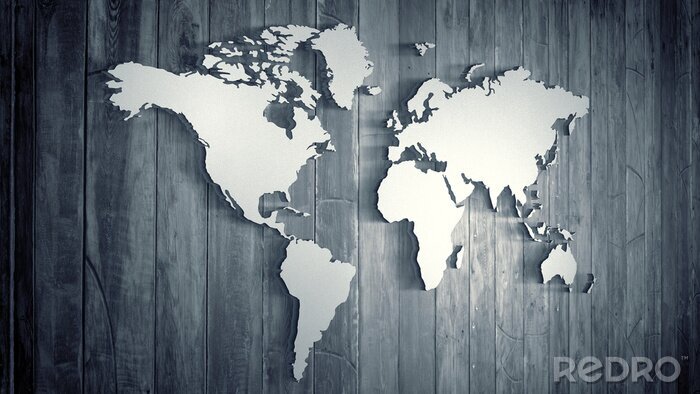 Papier peint  Carte du monde