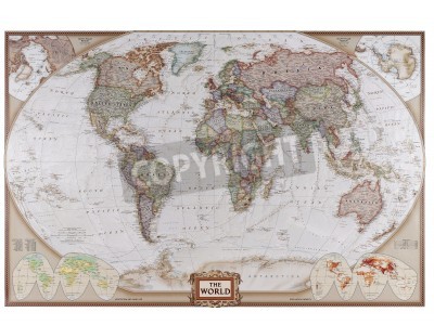 Papier peint  Carte du monde