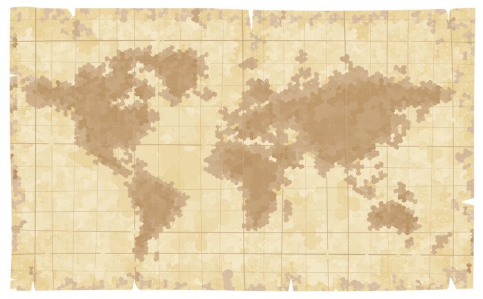 Papier peint  Carte du monde
