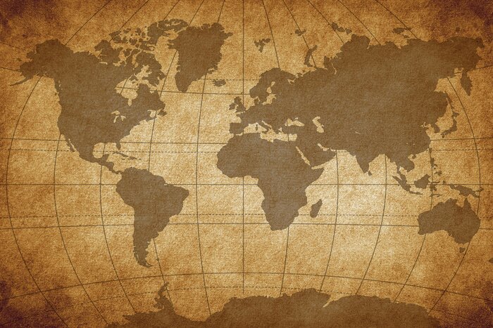 Papier peint  Carte du monde