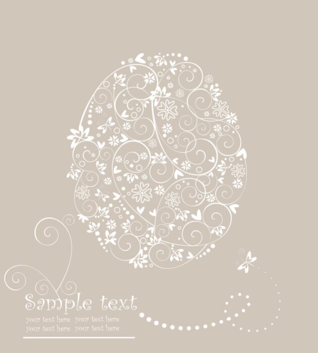 Papier peint  Carte pastel de Pâques