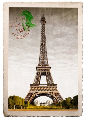 Papier peint  Carte postale de Paris
