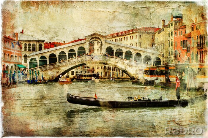 Papier peint  Carte postale de Venise