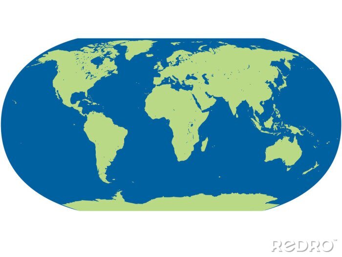 Papier peint  carte vecteur détaillée de monde