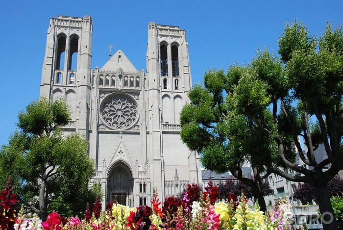 Papier peint  Cathédrale Grace à San Francisco