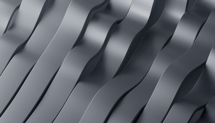 Papier peint  ceintures en acier 3d