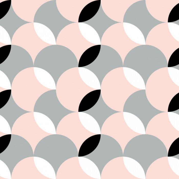 Papier peint  Cercles tricolores