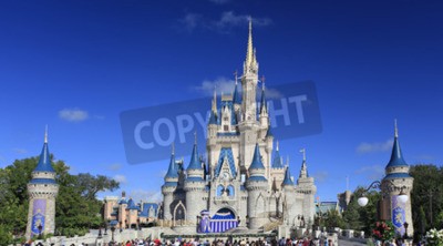 Papier peint  Château pour enfants à Disneyland