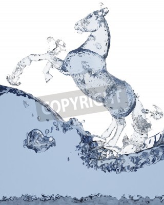 Papier peint  Cheval graphique 3D