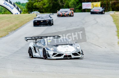Papier peint  Choun BURI - 5 juillet Chonsawat Une Lamborghini Gallardo LP600 avec GT3 FL2 sur l'affichage à la Thaïlande Super Series 2014 Course 3 le 5 Juillet 2014 au Circuit International de Bira Pattaya, Chon 