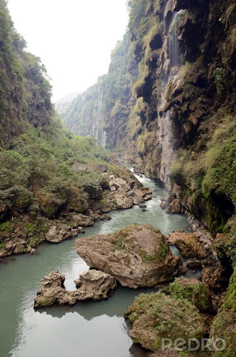 Papier peint  Chute d'eau en Chine