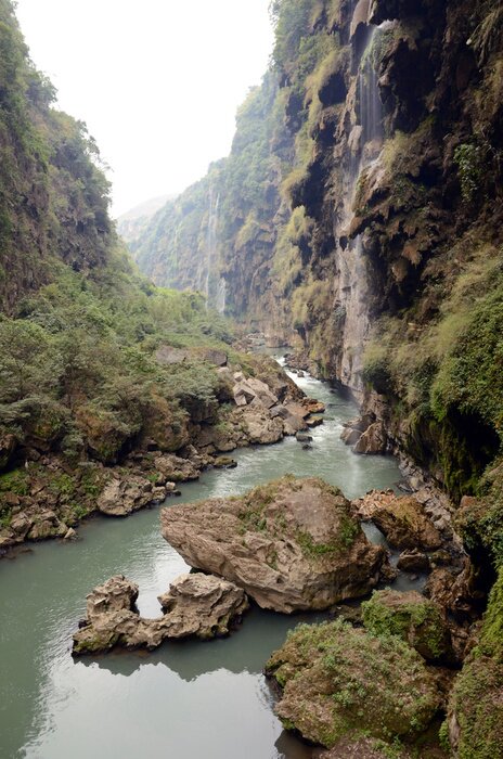 Papier peint  Chute d'eau en Chine