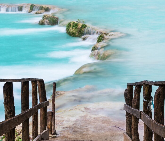 Papier peint  Chute d'eau fabuleuse au Mexique