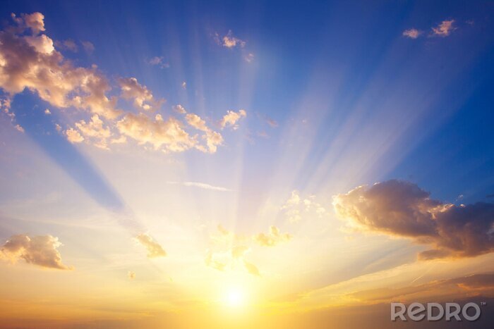 Papier peint  Ciel au coucher du soleil